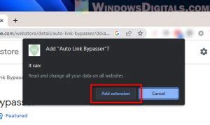 link bypasser extension.